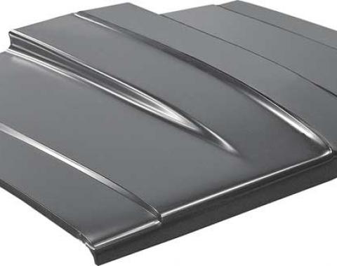 OER 1981-91 Chevy, GMC Truck, Cowl Induction Hood, 2" Rise Traditional Cowl, EDP Coating T70810