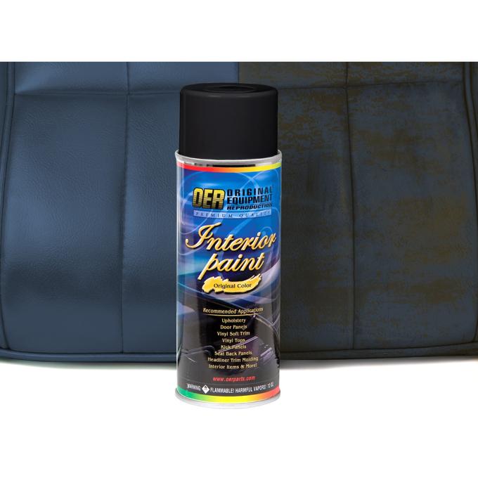 OER 1970-79 Ford, Mercury, Interior Paint, 16049 Medium Blue, 16 Oz. Aerosol Can (Net Wt. 12 Oz.) PP935