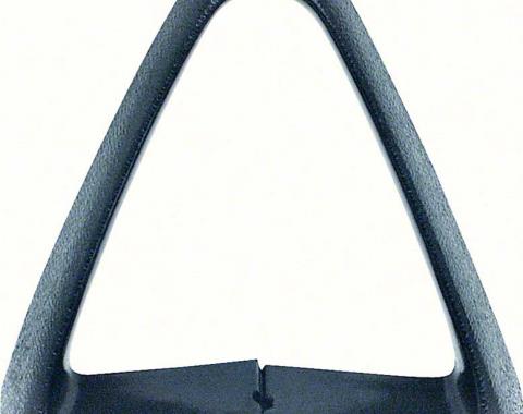 OER 1973-81 Buick, Chevy, Pontiac, Olds, Bucket Seat Belt Guide, Triangle, Dark Blue, Each 9691906