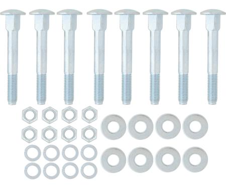 OER 1973-87 Chevy, GMC Fleetside Pickup, Bed to Frame Mounting Hardware Set, 32-piece, Features 8 Short Bolts T71207A
