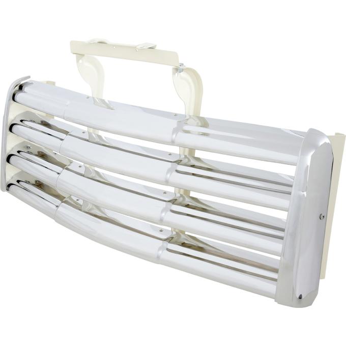 OER 1947-55 GMC Pickup, Suburban, Front Grill Assembly, Chrome/Ivory T70715