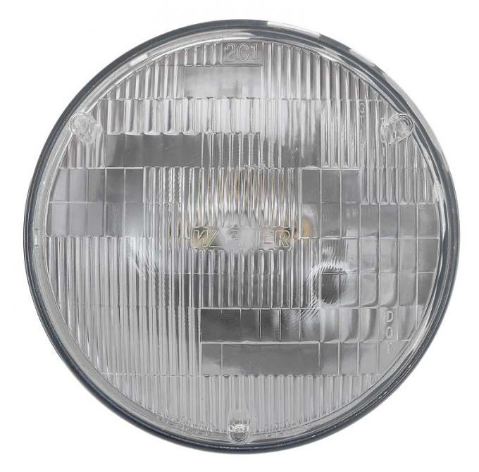 Headlamp Sealed Beam, 12 Volt, Low Beam, 5-3/4" Round, Halogen
