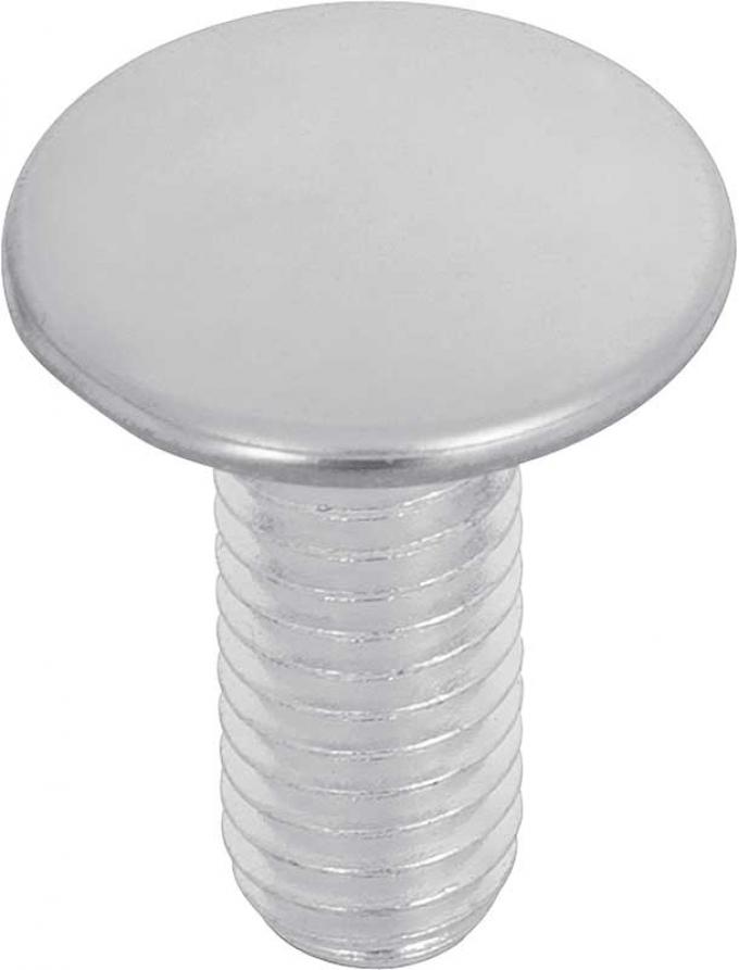 OER Zinc Plated Bumper Bolt With Flat Stainless Steel Head - 3/8"-16 x 15/16" - Each A1017