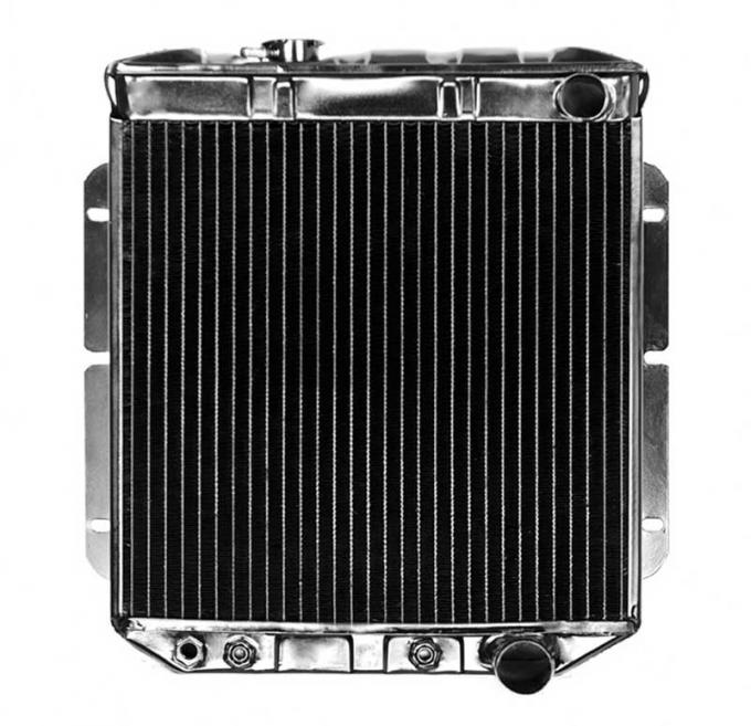 OER 1964-66 Mustang L6 With Auto Trans 3 Row Copper/Brass Radiator CRD5102A