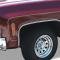 OER 1973-80 Chevrolet, GMC Pickup, Blazer, Jimmy, Suburban, Front Wheel Opening Molding, with Black Stripe, LH Driver Side C2403
