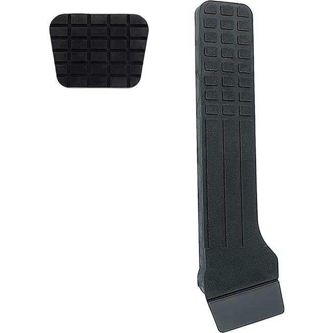 1964-66 Chevy, GMC Pickup, Suburban, Accelerator & Brake Pedal Pad Kit, with Auto Trans, 2 Piece Set