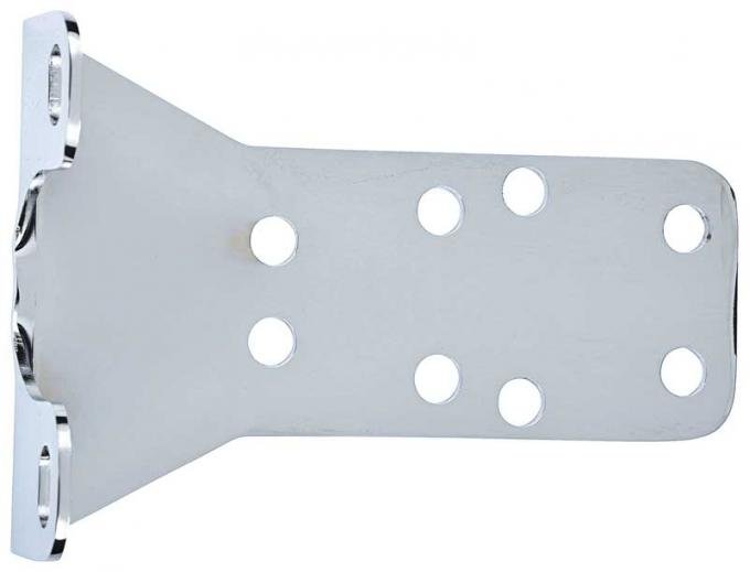 Proportioning Valve Bracket, Bottom Mount, Chrome Plated