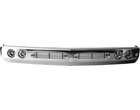 OER 1988-98 Chevy Truck, Front Bumper, With Driving & Fog Lamps, With Dual Insert, Chrome T71103C