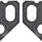 OER 1960-66 Chevrolet, GMC C10 Pickup, Suburban, Interior Kick Panels, with 6" Speaker Holes, Black, Pair A5100104