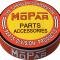 1948-53 Mopar Parts and Accessories, Counter Stool, Orange/Yellow