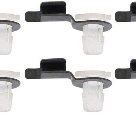 OER 1964-66 Mustang Door Latch Rod Retainer OE Style Metal Clip (Set of 6) 21952B6