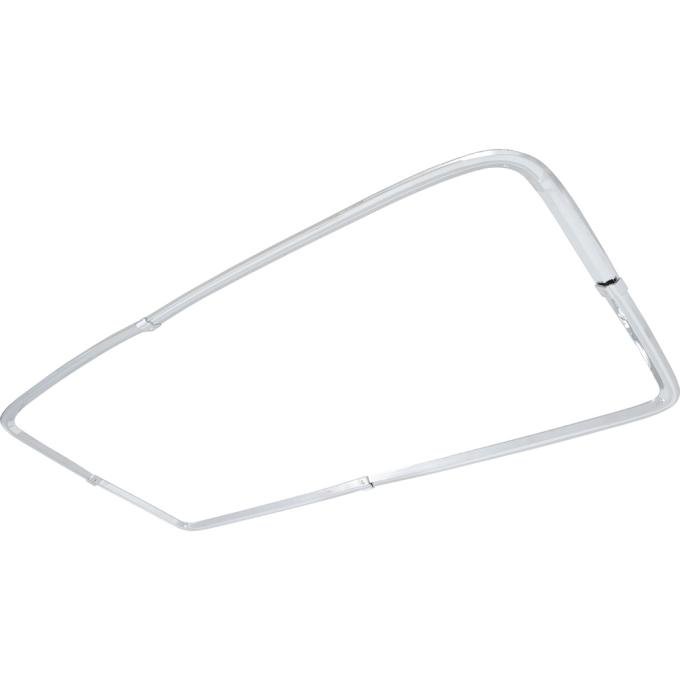 OER 1967-1972 Chevrolet, GMC Pickup Truck, Interior Headliner Trim Molding Set, Chrome, 4 Piece Set 748845