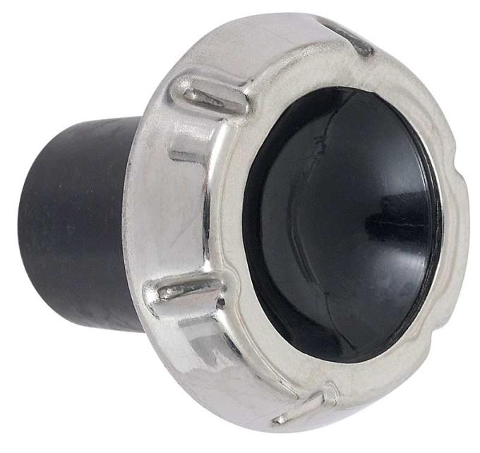 1964-66 Chevrolet/GMC Truck, Suburban, Radio Knob, Black And Stainless Steel