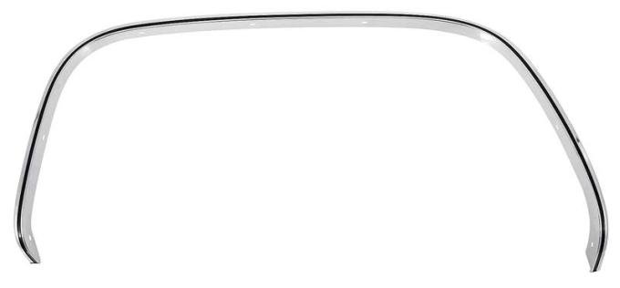 OER 1981-91 Checy, GMC Pickup, Blazer, Jimmy, Suburban, Front Wheel Opening Molding, w/black strip, LH Driver Side C2407