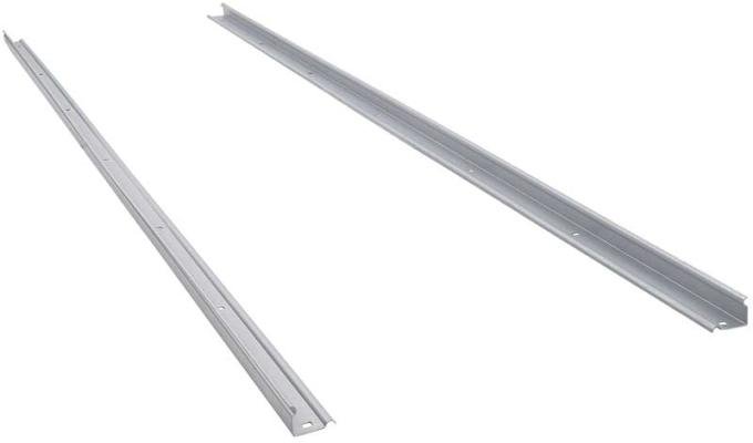 1967-72 Chevrolet, GMC, Bed Angle Strips, Short Bed, Stepside, Raw Steel, Paintable