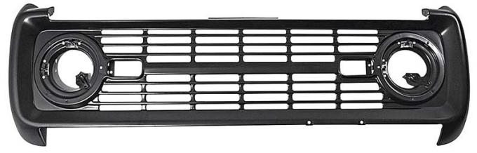 OER 1969-77 Ford Bronco, Grille Shell Assembly, Without FORD Lettering, EDP Coated Steel TR8200Q