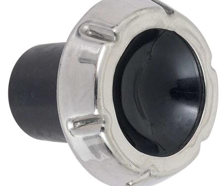 OER 1964-66 Chevrolet/GMC Truck, Suburban, Radio Knob, Black And Stainless Steel CX1027