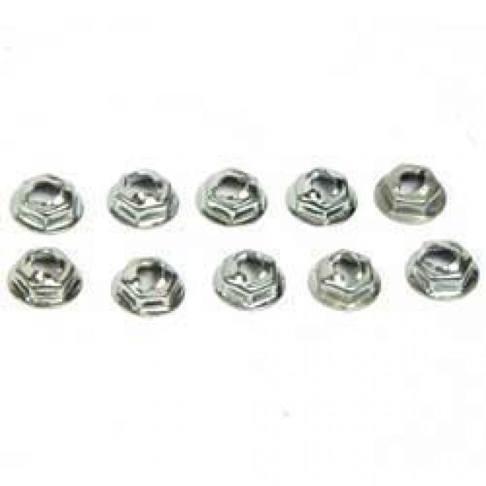 GM Truck Dash Plate Mounting Nut Set, 19731991