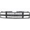1994-2000 Chevrolet GMT400 Series Truck, Front Grill, Dual Composite Headlamps, Black