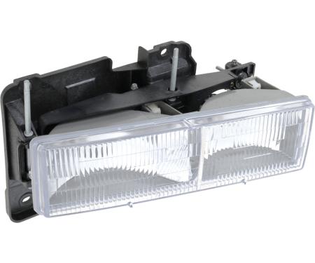 OER 1988-2002 Chevrolet, GMC GMT400 Truck, SUV, Headlamp Assembly, With Bulb, RH Passenger Side T70083