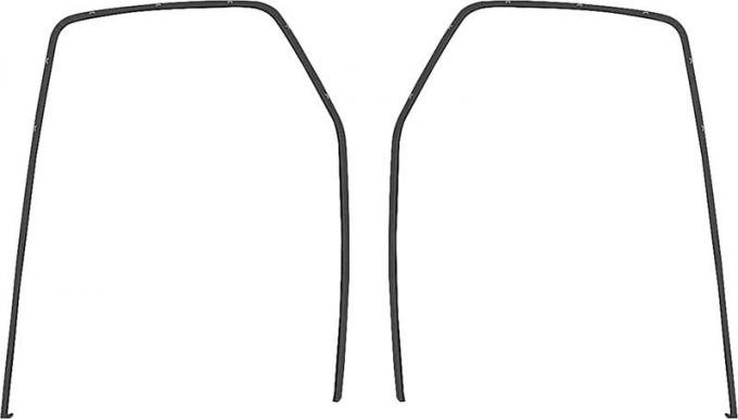 OER 1947-50 Chevrolet, GMC Truck, Door Glass Channels, with Clips, OE Style, Pair 153202