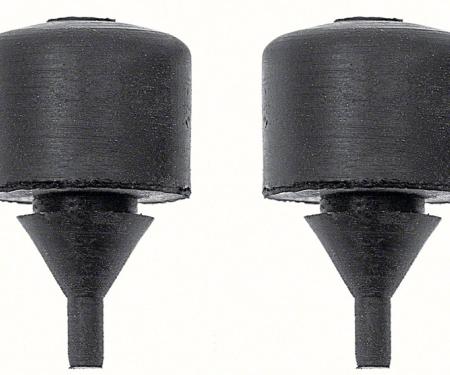 1937-80 GM, 1961-64 Impala, 1964-72 El Camino, Gas Door Bumpers, 1937-58 1-prong Door Bumpers, Pair