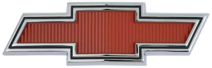 OER 1967-68 Chevrolet Pickup, Panel, Suburban, Red Bow Tie Grill Emblem, with Hardware, GM Licensed 3893742