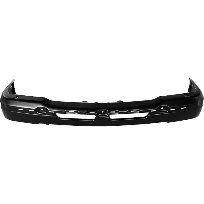 OER 2003-07 GMT800 Silverado, 2002-06 Avalanche w/o Cladding, Front Bumper, Without Brackets, Black Paintable Finish TK1251