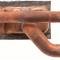 1960-63 Chevrolet, GMC Pickup, Panel, Suburban, Heater Core Assembly, with Recirculating Heater, Copper/Brass, Measures, 7-1/8" x 6-1/8" x 2-1/2"