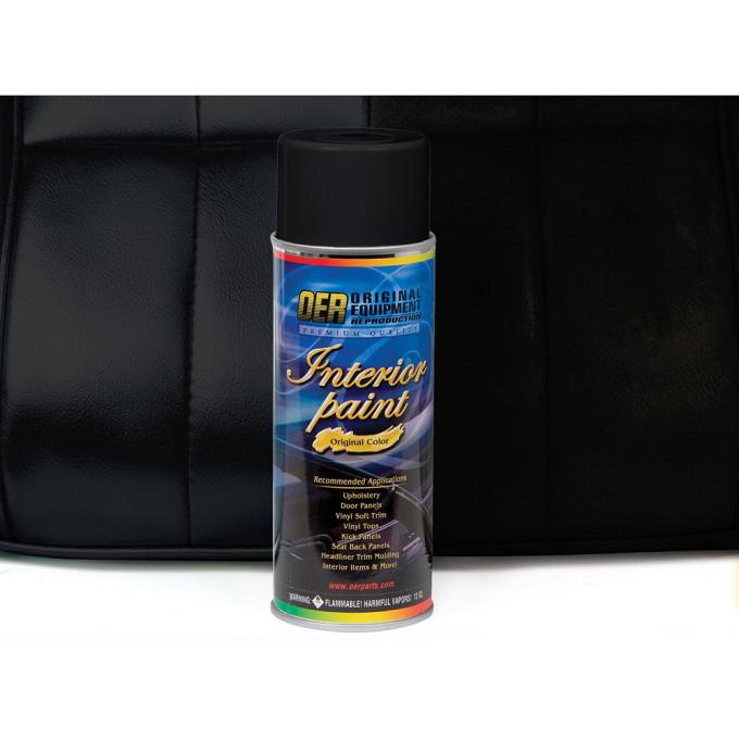 OER 1967-73 Ford, Interior Paint, Charcoal / Ebony Metallic, 16 Oz. Aerosol Can (Net Wt. 12 Oz.) PP920
