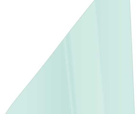 OER 1980-91 Ford F100, F150, F250, F350, Bronco, Front Door Vent Glass Window, Light Green Tint, LH Driver Side DV6059T