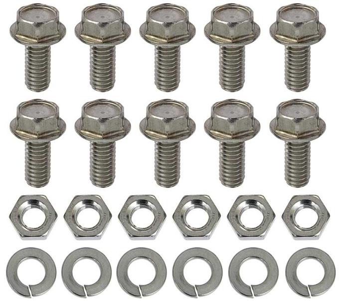 1954-87 Chevy, GMC Pickup Truck, Front Bed Panel Hardware, 1958-72 Fleetside With Wood Floor or 1954-87 Stepside Models, Stainless Steel