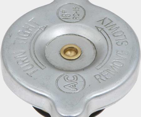 OER Radiator Cap 15lbs - With Hollow Rivet Design 3886273