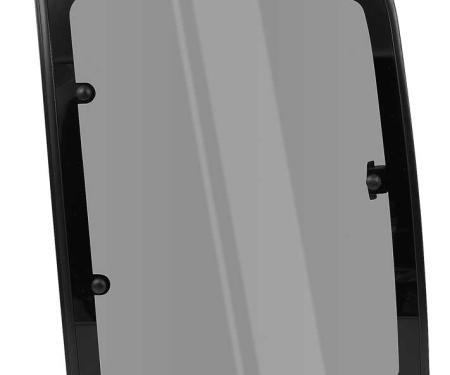 1988-2000 Chevy, GMC C/K Pickup, Extended Cab, Pop-Out Quarter Window Glass, with Frame, Privacy Dark Limo Tint, LH Driver Side