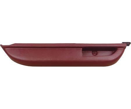 1990-94 Chevrolet, GMC C/K Pickup, 1992-94 SUV Models, Arm Rest, For YE9 Convenience Package Level 3, Red / Maroon, LH