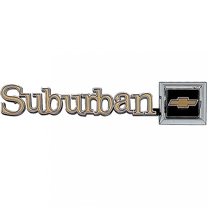 OER 1975-91 Chevrolet Suburban, Emblem, Rear Barn Door 14016626