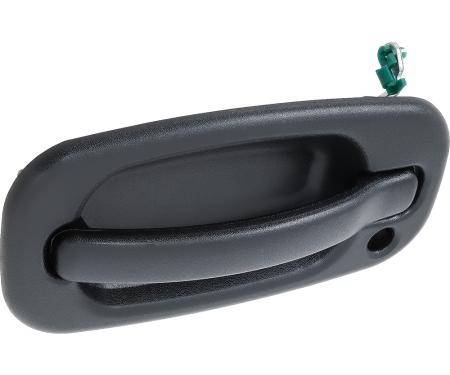1999-07 Chevrolet, GMC Truck/SUV, Exterior Door Handle, With Key Hole, Black Textured, Front, Left