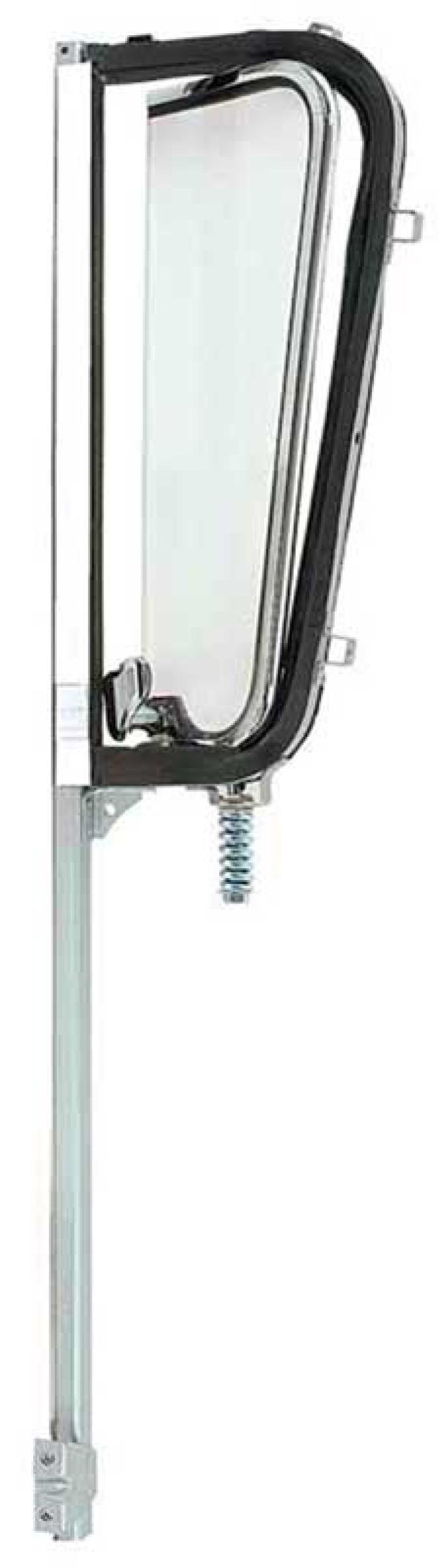 1960-63 Chevrolet, GMC Truck, Vent Window Assembly, Chrome Frame, Clear Glass, LH
