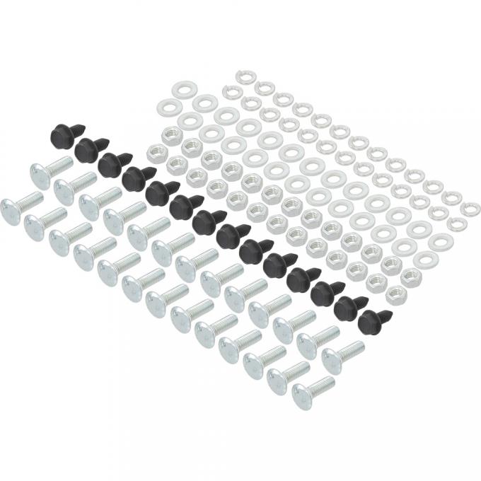 AMD Wide Bed Wheelhouse Hardware Kit (118pcs) - 67-72 Chevy GMC C/K Fleetside Pickup; 69-72 Blazer; 70-72 Jimmy 761-4067-4S