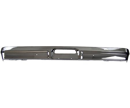 1978-79 Ford F100,F150,F250,F350, Bronco, Front Bumper, Chrome, without Impact Strip Holes
