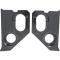 OER 1960-66 Chevrolet, GMC C10 Pickup, Suburban, Interior Kick Panels, with 6" Speaker Holes, Black, Pair A5100104