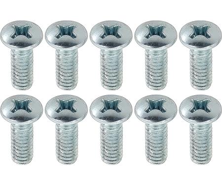 1947-53 Chevrolet, GMC Pickup Truck, Door Hinge Access Cover Screw Set, 10 Piece Set
