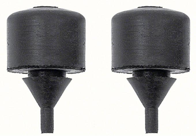 1937-80 GM, 1961-64 Impala, 1964-72 El Camino, Gas Door Bumpers, 1937-58 1-prong Door Bumpers, Pair