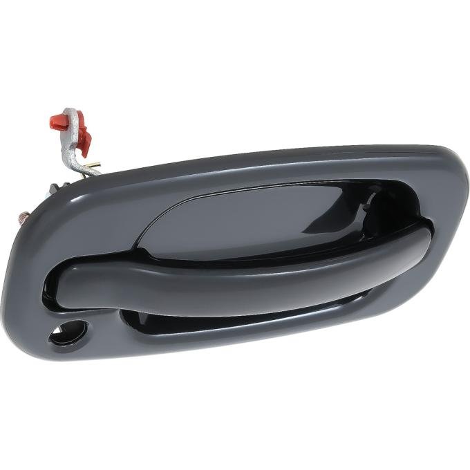 1999-07 Chevrolet, GMC Truck/SUV, Exterior Door Handle, With Key Hole, Black Smooth, Front, Right
