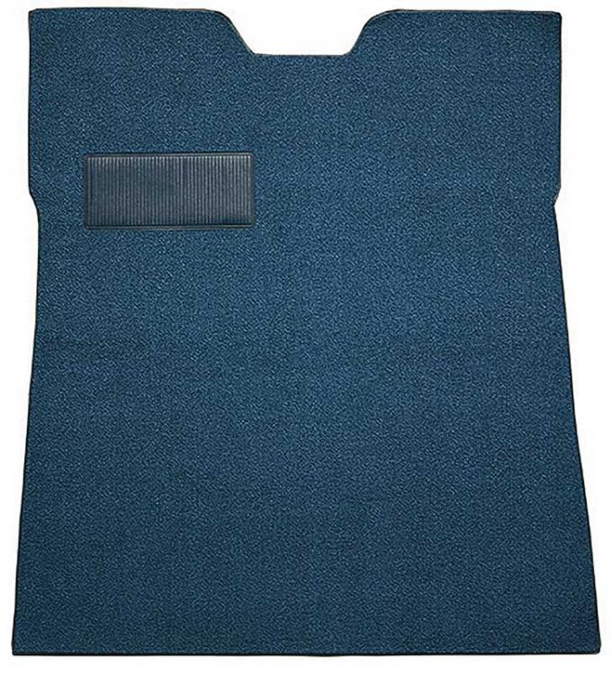 OER 1947-55 Chevrolet/GMC 1st Series Truck, Full Floor Mat, Die-Cut Vinyl, Medium Blue T3760541
