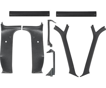 OER 1973-80 Chevrolet, GMC Pickup, Interior Headliner Molding Set, 8 Piece Set *15250