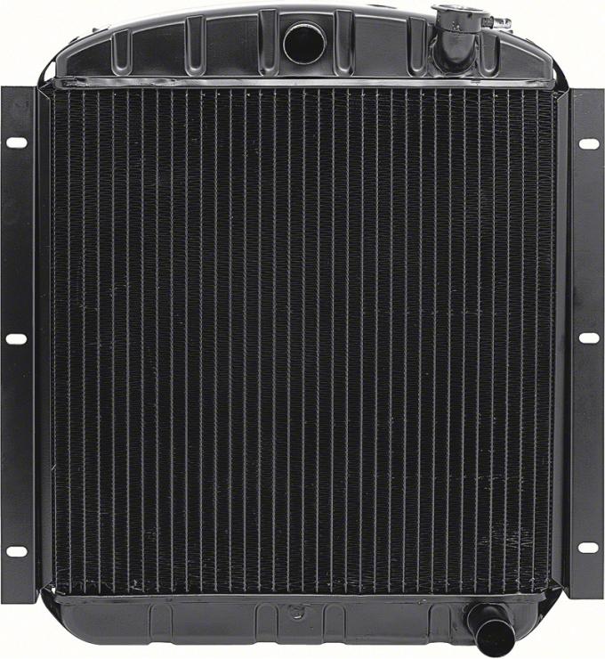 OER 1948-54 GMC 1 Ton V8 with MT 4 Row Copper/Brass Radiator (19-7/8" x 21-3/8" x 2-5/8" Core) CRD9801S