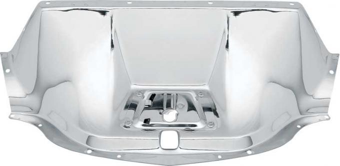 OER 1947-54 Chevrolet Truck, Hood Latch Panel, Chromed Stainless Steel 14117