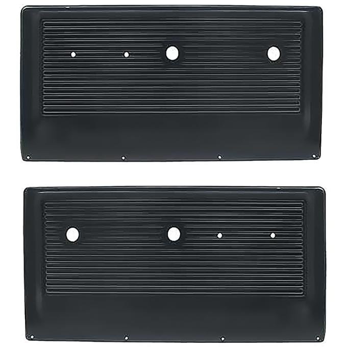OER 1967-71 Chevy, GMC Pickup, Door Panel Inserts, Padded Vinyl, Black 15472001
