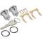 OER 1961-87 Buick, Chevrolet, Pontiac, Olds, Door Lock Set, with Generic Logo Keys, Bright Finish 609833A